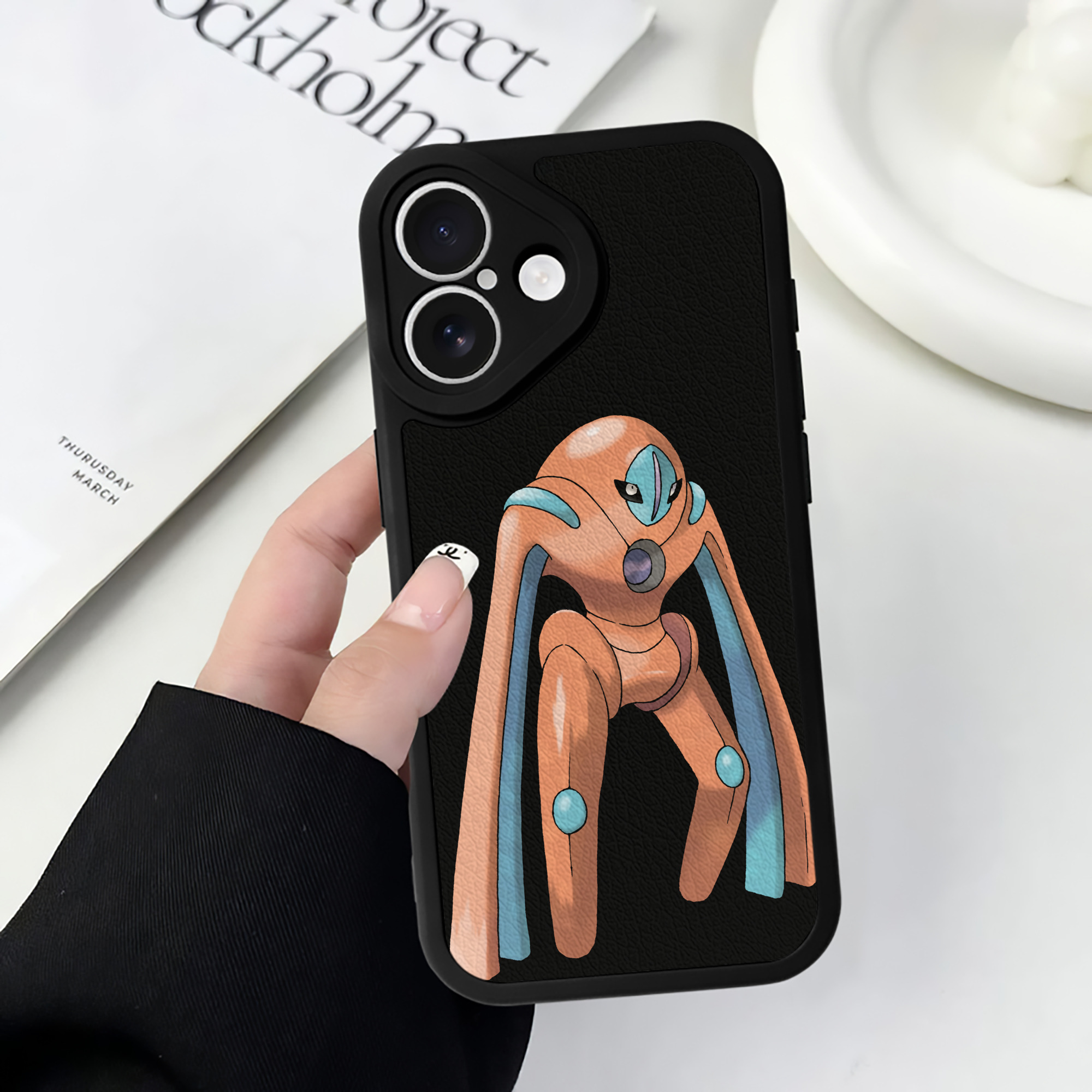 （画像用） ポケットモンスター Pokémon 【iPhone 16シリーズ対応】シリコンスマホケース（レザー調） 材質：シリコン